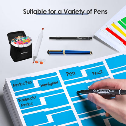 8 Sheet Cable Labels for Management