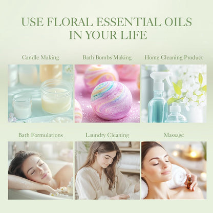 Auelife Men Essential Oils Set for Diffusers for Home, 6x10ml Scented Oil