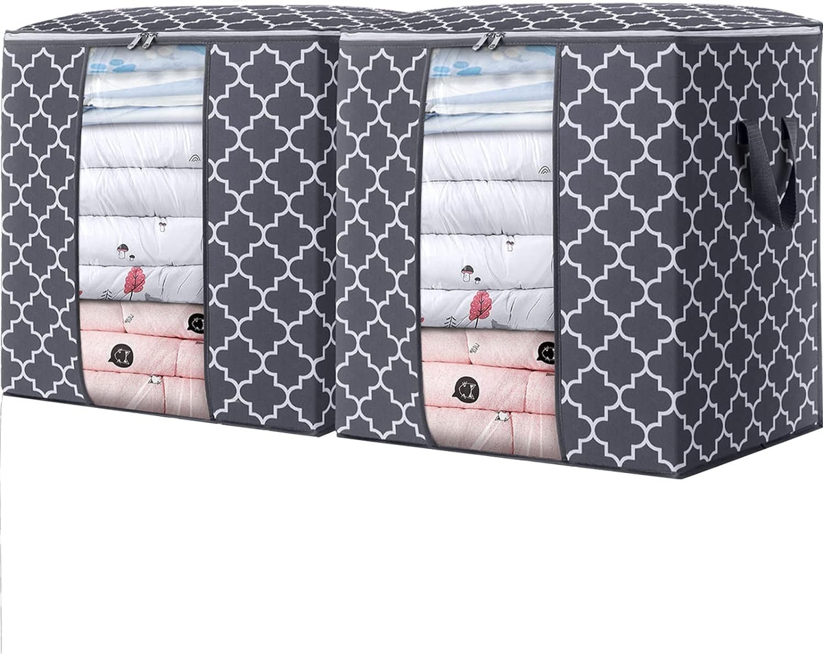 Storage Bags 3 Pack 100L Clothes Organization and Storage Containers