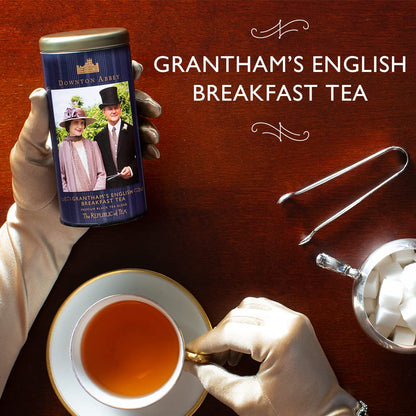 The Republic of Tea: Downton Grantham English Breakfast Black Tea, 36 Tea Bags Tin