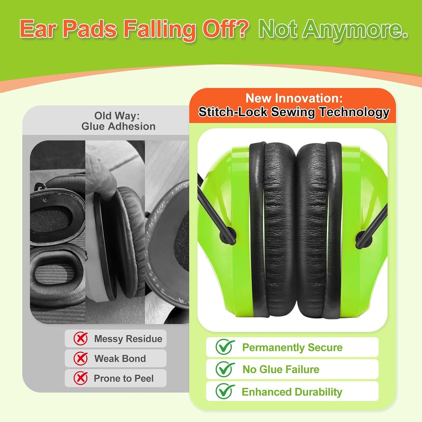 ZOHAN EM030 Kids Ear Protection, Noise Cancelling Headphones Ear Muffs for Autism Sensory, Safety Noise Reduction Hearing Protection for Monster Truck/Concerts/Fireworks/Air Shows