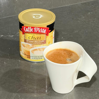 Caffe D'Vita Spiced Chai Latte Mix - 1 Lb Can, 6-Pack