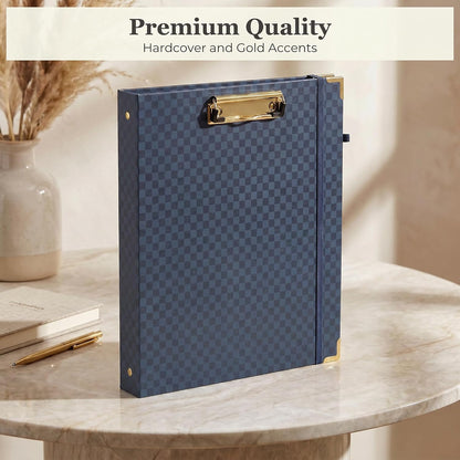 Aesthetic Clipboard Binder with Dividers - 3 Ring Organizer for Work