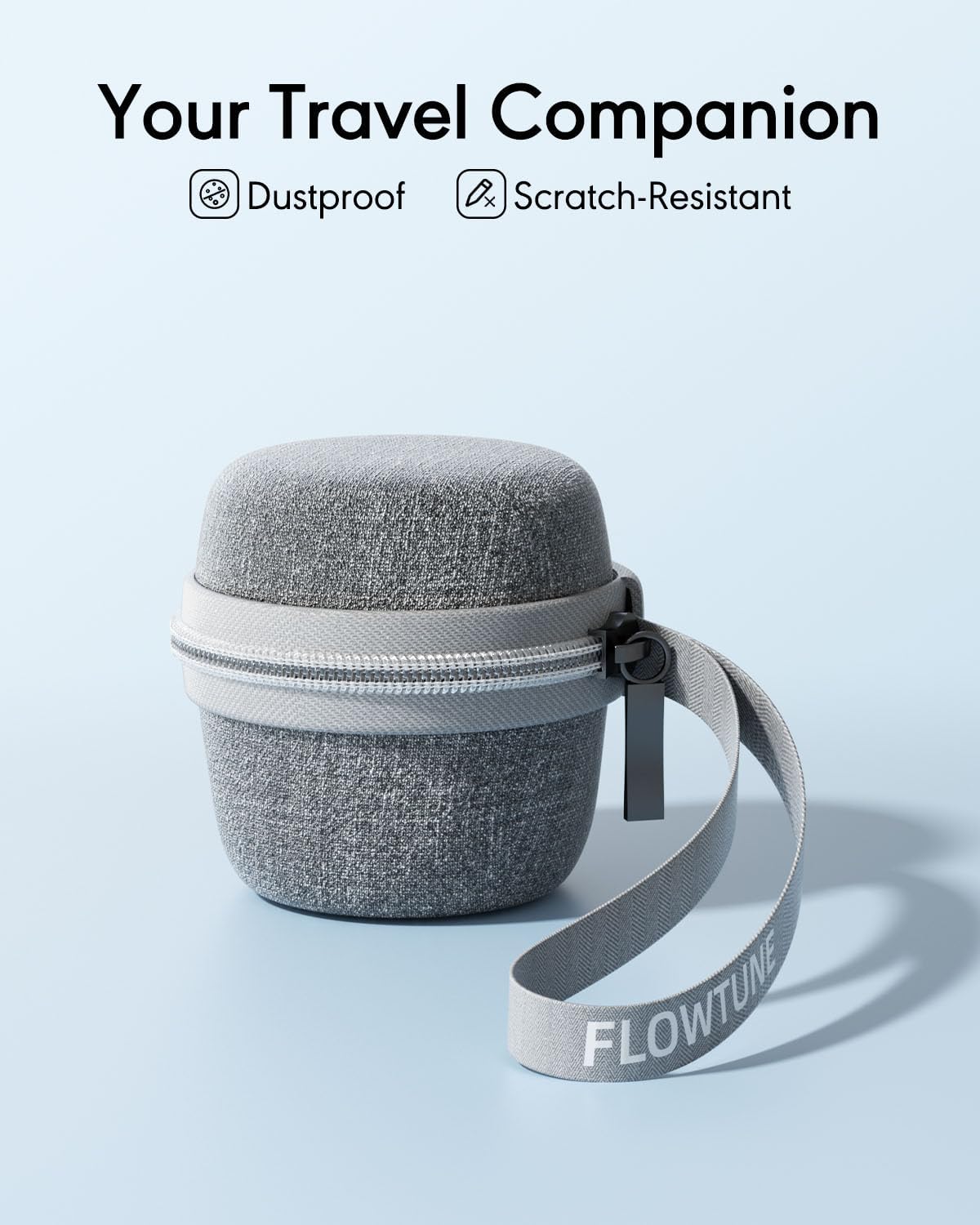 FLOWTUNE Sound Machine White Noise Machine for Baby Adults, 18 Non-looping Sounds, Timer, Memory Function, Portable Sleep Sound Therapy Gift (Mint Green)