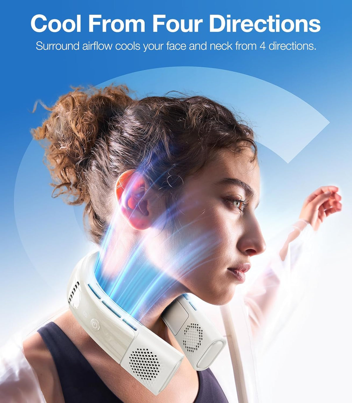 TORRAS COOLiFY 2S Lite Neck Air Conditioner, Grey