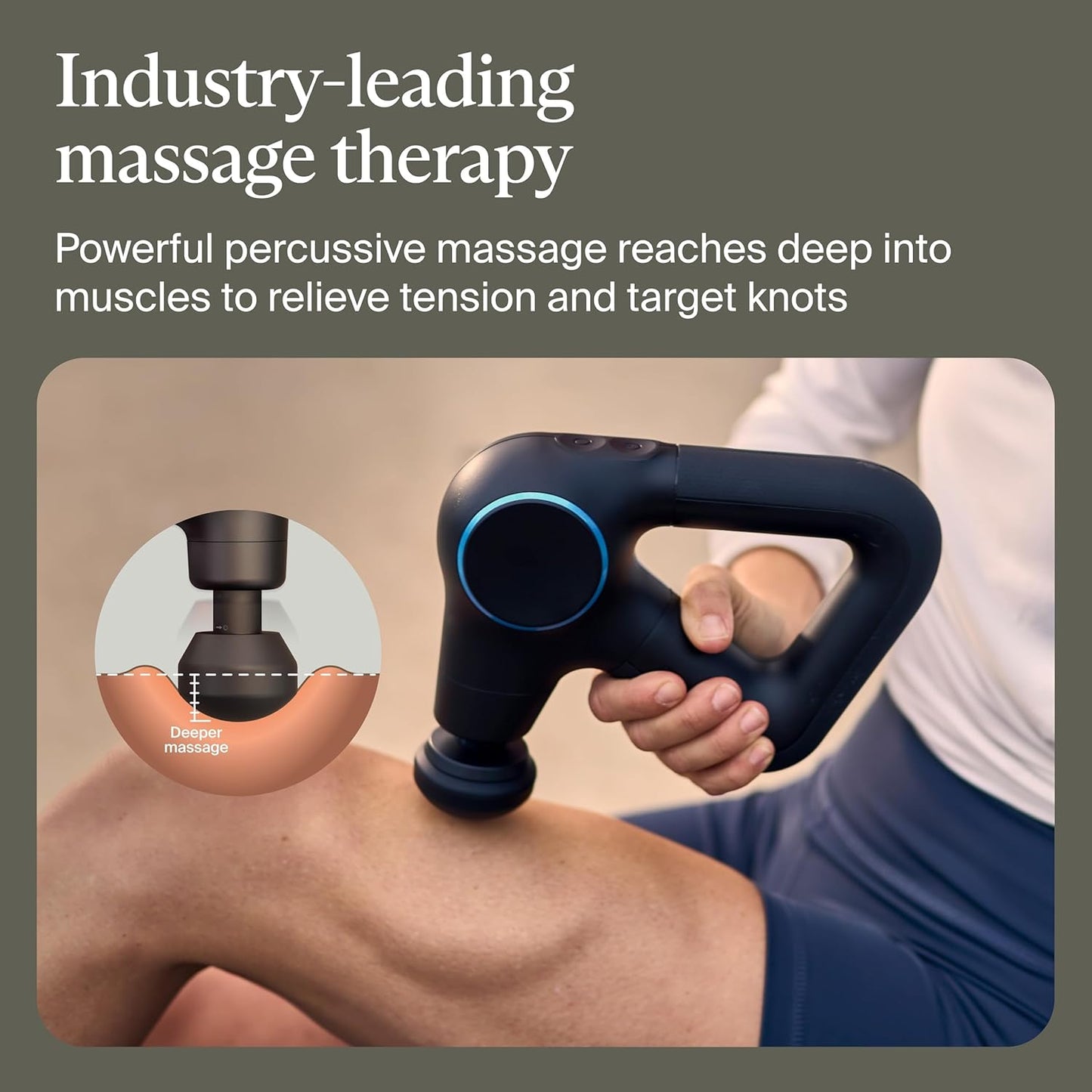 TheraGun Prime (6th Generation) Massage Gun by Therabody – Deep Tissue, Powerful Massage in a Rugged, Durable Design for Reliable Recovery & Pain Relief