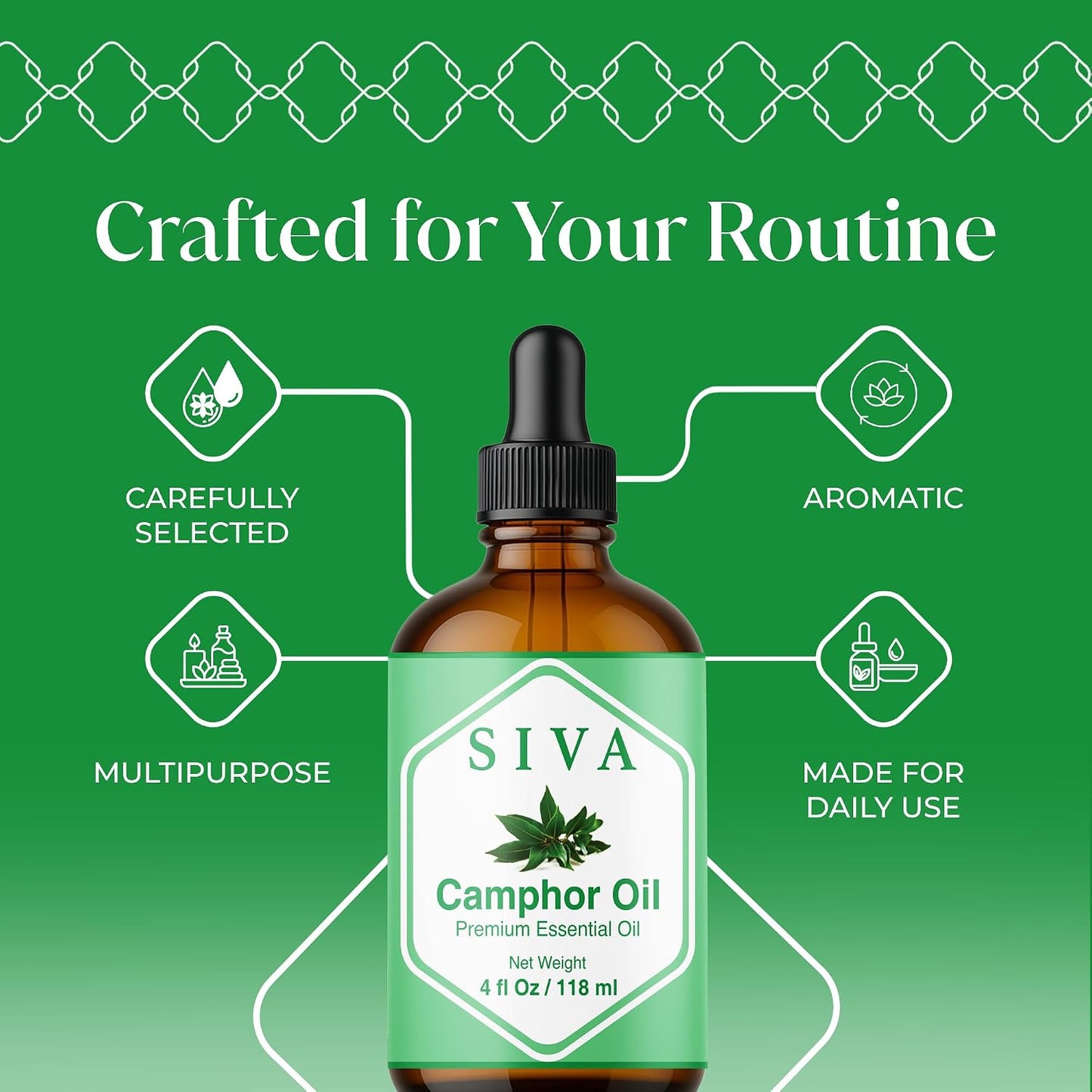 Siva Lavender Essential Oil, Huge Bottle, Large Size, 16 Fl Oz (473 ml)