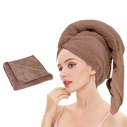 Microfiber Hair Towel Quick Dry Hair Towel Hair Drying Towels Suitable for All Kinds of Hair Ultra Absorbent Long and Thick Hair 20X40inch Lotus Root Pink (1pcs)