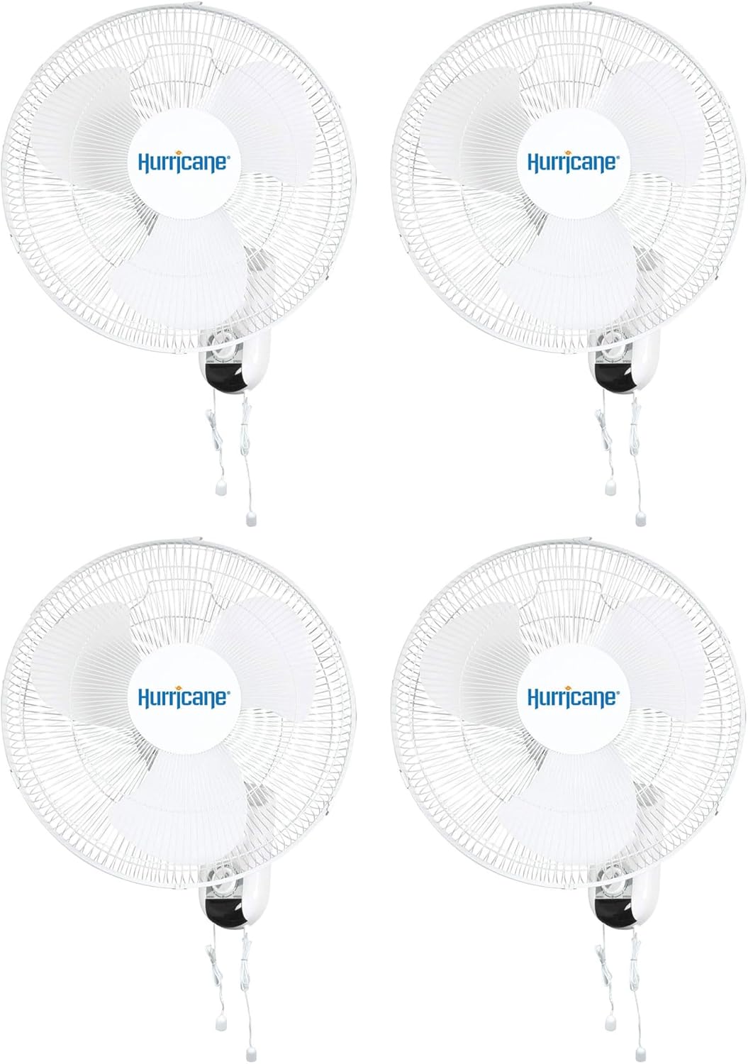 Hurricane Classic 6 Inch Clip Fan, 2 Speed Portable Desk Table Fan with Tilt, White