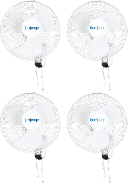 Hurricane Classic 6 Inch Clip Fan, 2 Speed Portable Desk Table Fan with Tilt, White
