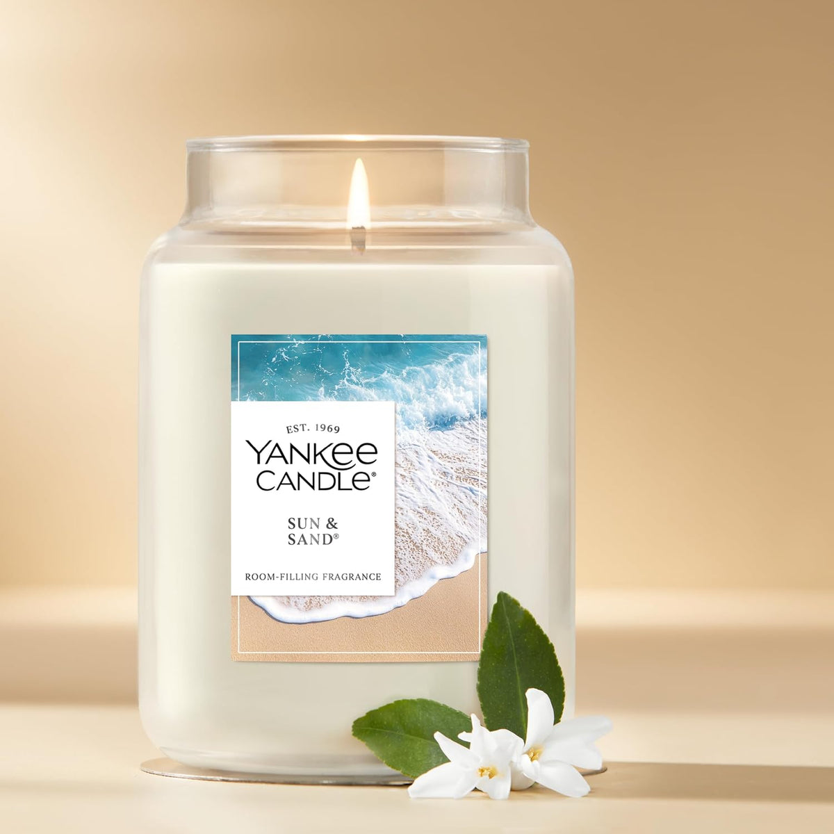 Yankee Candle Sage & Citrus Scented Candle, 22oz Large Jar