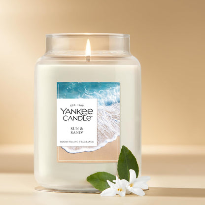 Yankee Candle Sage & Citrus Scented Candle, 22oz Large Jar