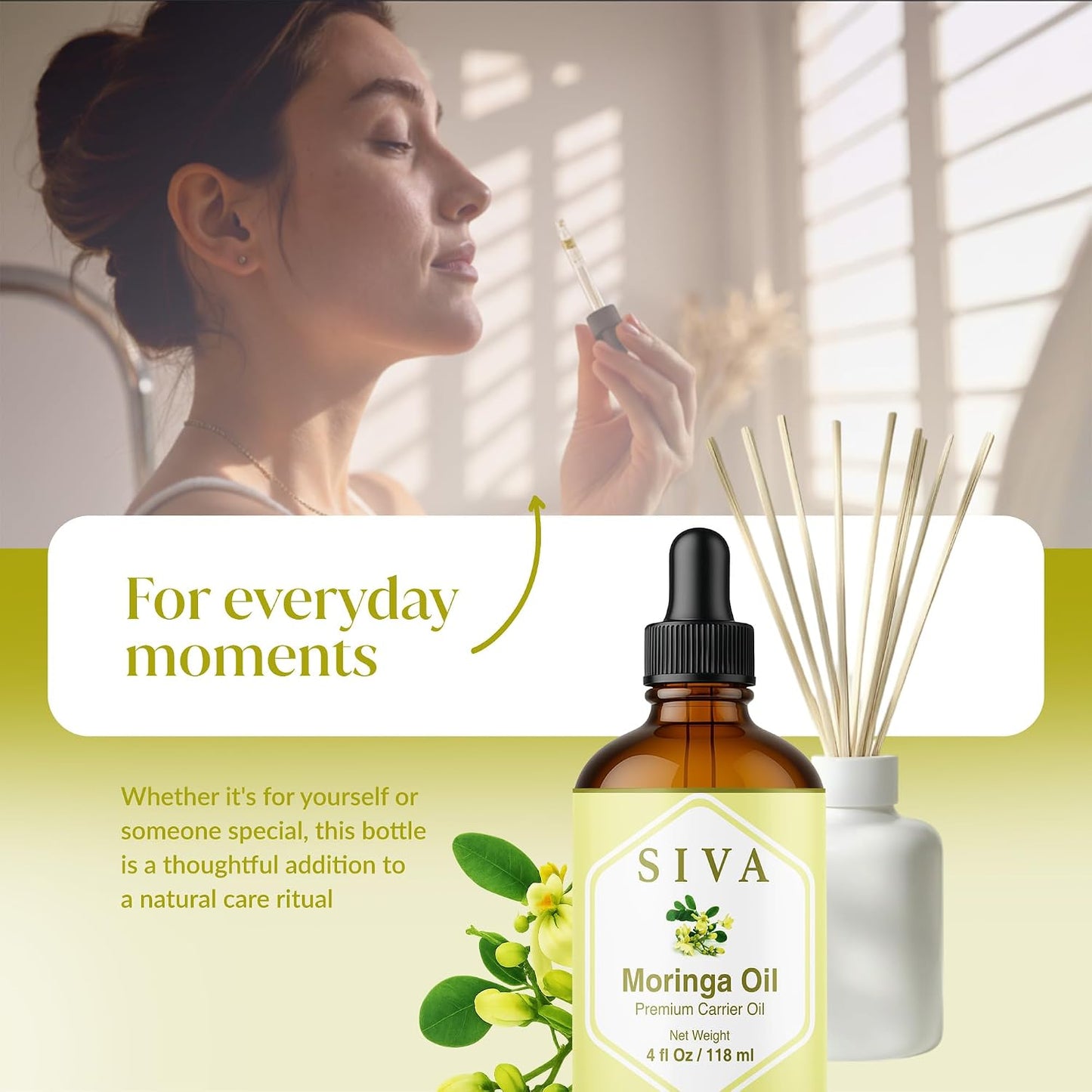Siva Lavender Essential Oil, Huge Bottle, Large Size, 16 Fl Oz (473 ml)