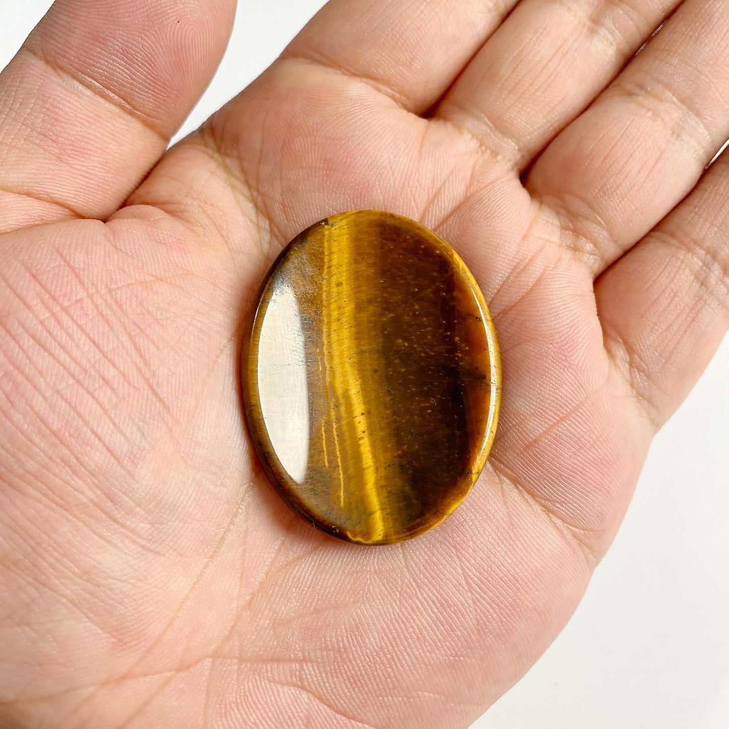 6PCS Thumb Worry Stone for Anxiety Healing Crystals Sets, Hand Carved Crystals and Healing Stones, Meditation Crystal Reiki Natural Relax Palm Stone for Anxiety Therapy Relief