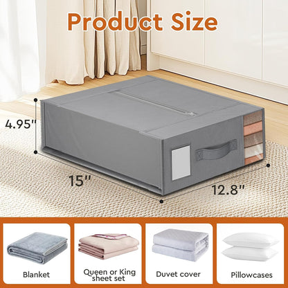 StorageTastic Bed Sheet Closet Organizers and Storage Under Bed Storage