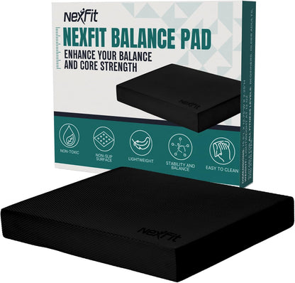 High-Density Balance Pad - Durable TPE Foam Balance Pad Physical Therapy, Foam Exercise Pad with Non-Slip Surface, Lightweight for Home & Gym Workouts, Core Strength & Balance Enhancement