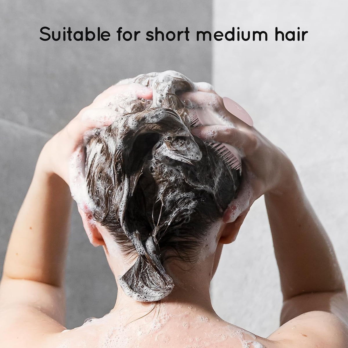 Ecoed Scalp Massager Shampoo Brush, Scalp Scrubber & Exfoliator (Natural)