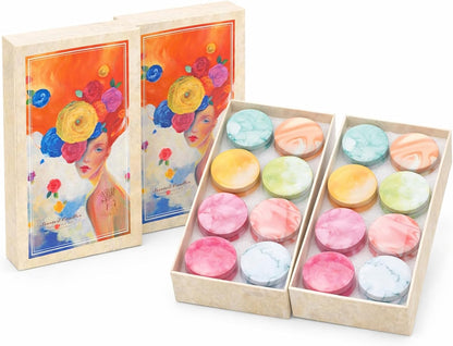 Candles, Scented Candles Gift Set for Women, 8 Pack Fruity Floral Soy Wax Aromatherapy Candles, Travel Tin Candles in Artist Gift Box, Birthday Gifts for Mom, Wife, Sister, Friend, Housewarming