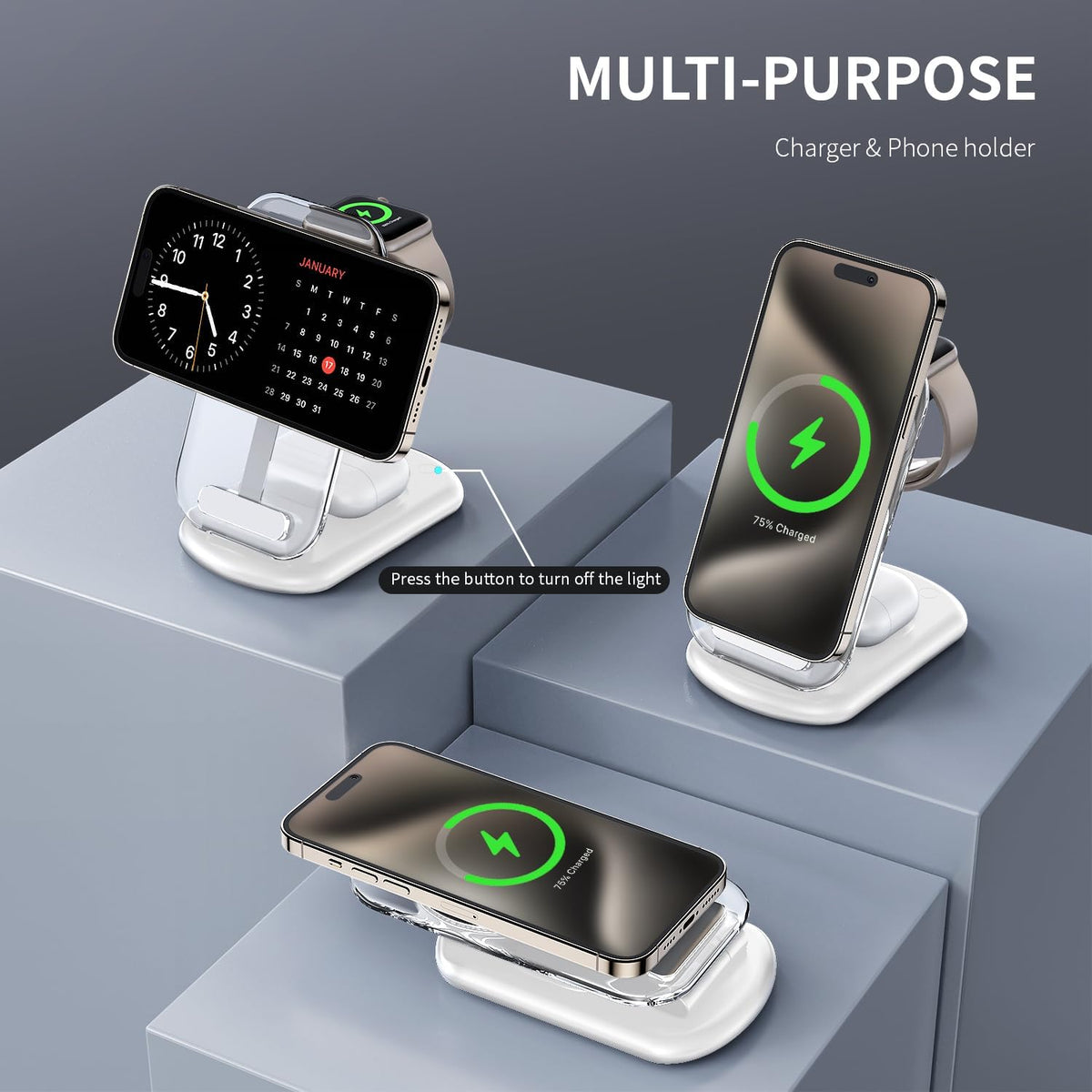 2026 Traveling Wireless Mag-Safe Fast Charging Station