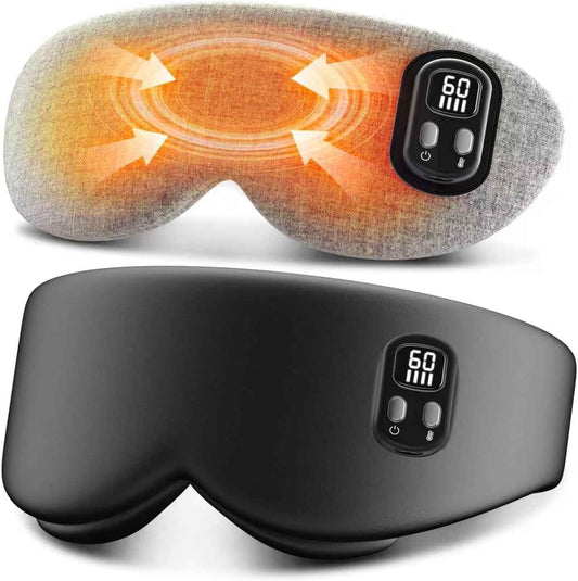 Anydance Heated Eye Mask - Cordless Eye Mask for Dry Eyes, Eye Relief, Improved Sleep, Timed Shutdown, 4 Temperature, Washable Eye Heating Pad for Travel