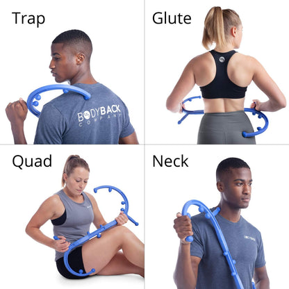 Body Back Buddy Classic Back Massager & Neck Massager for Pain Relief Black