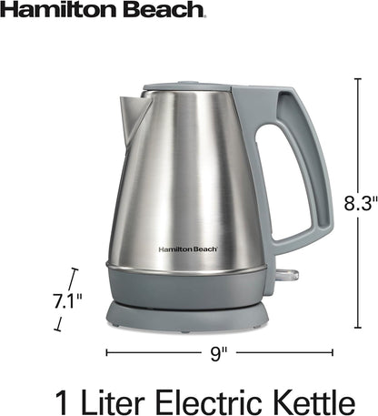 Hamilton Beach 1 Liter Electric Tea Kettle, Water Boiler & Heater