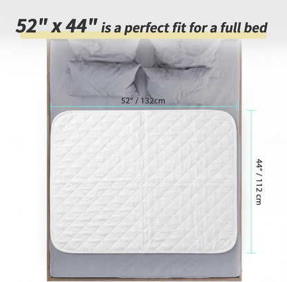 CoolShields Reusable Waterproof Bed Pads Washable Underpads 34 x 52(1 Pack)