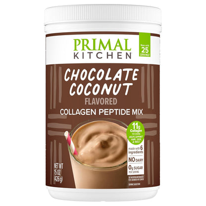 Primal Kitchen Matcha Collagen Keto Latte Powder, Sugar-Free Collagen Peptides, 9.33 Ounces
