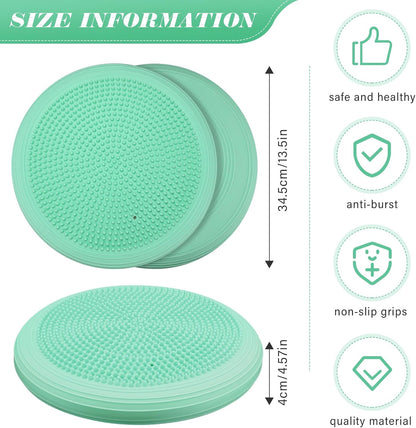 Libima 4 Pcs Wiggle Seat Inflated Wobble Cushion for Kids