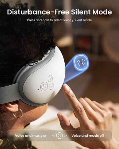 RENPHO Eyeris 1 Eye Massager with Heat, FSA Eligible HSA, Heated Eye Mask for Head Tension, Eye Strain & Screen Fatigue, Birthday Gifts for Men and Women