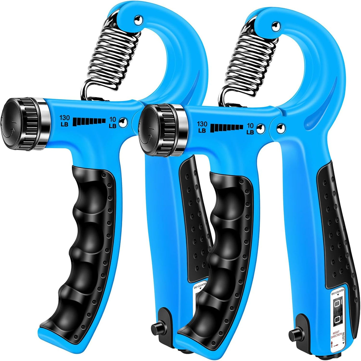 HiKeep Grip Strength Trainer (2 Pack), Finger Wrist Hand Grip Strengthener