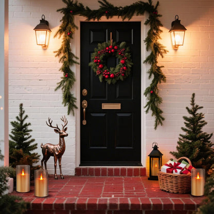 wemarry Flameless Candles 4" 5" 6" Acrylic Glass Pillars 3" Diameter Battery Operated Flickering Candles Include 8-Key Remote with Timer Function 400+ Hours (Gray, Warm Light 3 Pack)