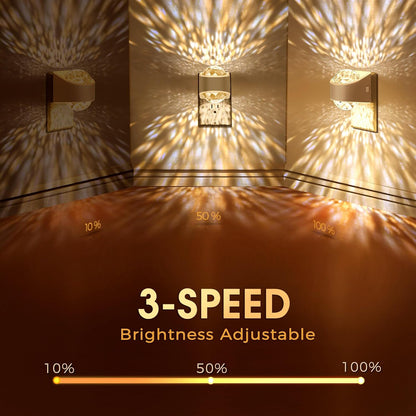 Briignite Night Light,Night Lights Plug into Wall,LED Projector Night Light