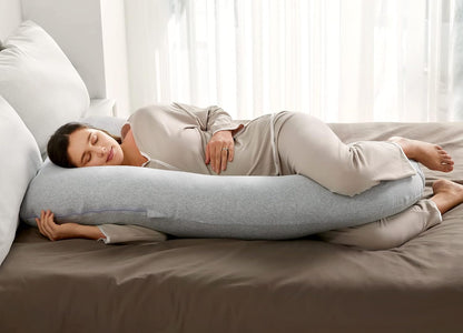 Momcozy Cooling Pregnancy Pillow - U Shaped Full Body Maternity Pillow