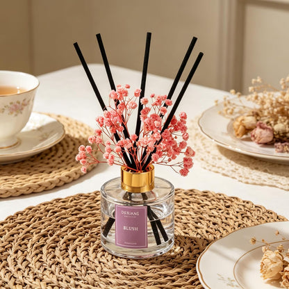 Reed Diffuser Set, Coconut 3.38 fl oz Oil Home Fragrance Bathroom Decor