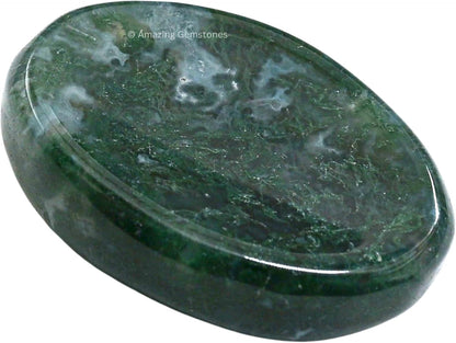 Amazing Gemstone Labradorite Thumb Worry Stone, Anxiety Stone, Healing Crystals - Piedra Crystal Fidget for Gift, Meditation, Calming, Relaxation, Stress Relief - Colors A