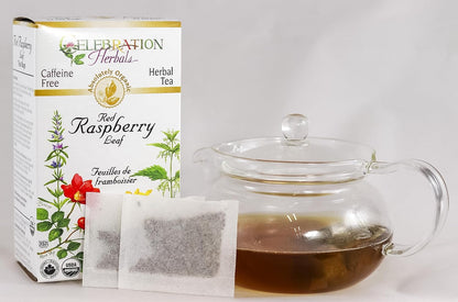 Celebration HERBALS Red Raspberry Leaf Tea Organic 24 Bag, 0.02 Pound