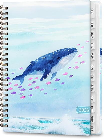 Weekly To Do List Notepad, 52 Sheets, Undated Weekly Planner, Letter Size | 8.5"x11", 100GSM, Thick Paper, Twin-Wire Spiral Bound, Tear Off Desk Pad, For Women & Man, Home School & Office Work