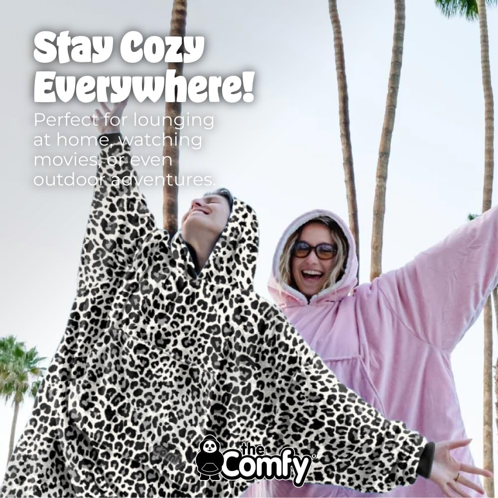 THE COMFY Dream | From Shark Tank | Patented | No Sherpa | Light Wearable Blanket Hoodie | Gift for Women & Men | One Size