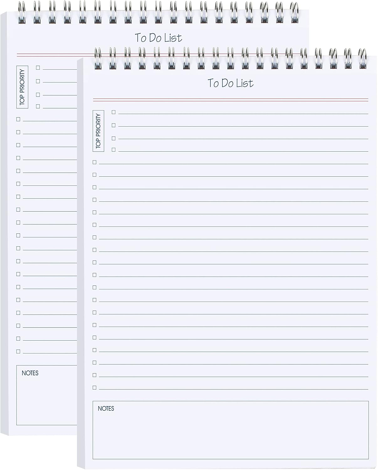 to Do List Notepad 3pcs/Set - Daily Planner Notepad Undated 60 Sheets Tear Off, 5.5" x 8.3" Planning Pad Checklist Productivity Note Pad for Work and Personal Organized