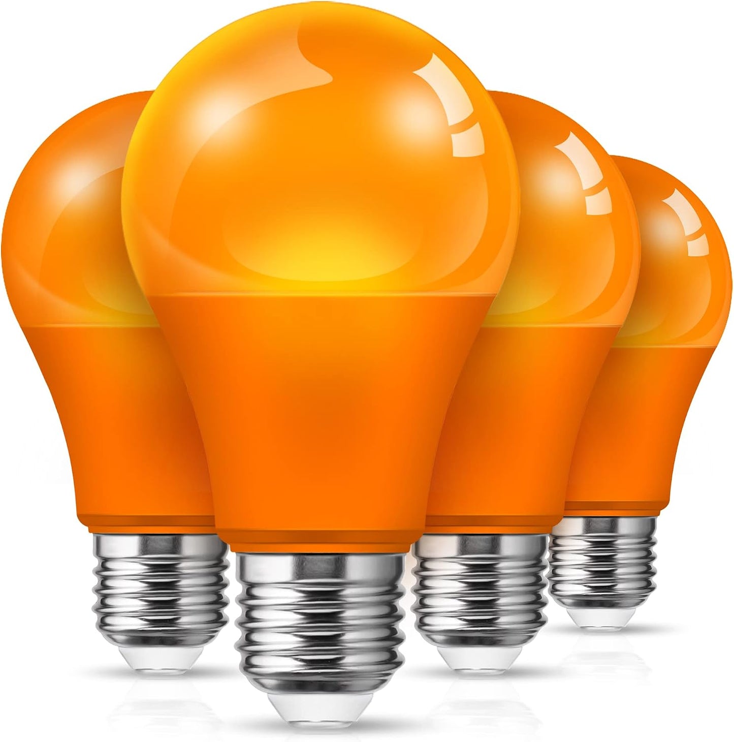 L LOHAS LED Sleep aid Amber Light Bulbs, Blue Light Blocking, A19 9W(60 Watt Equivalent) Dim Light Bulbs, 1800K Warm Light Bulb, E26 Base, 2 Pack