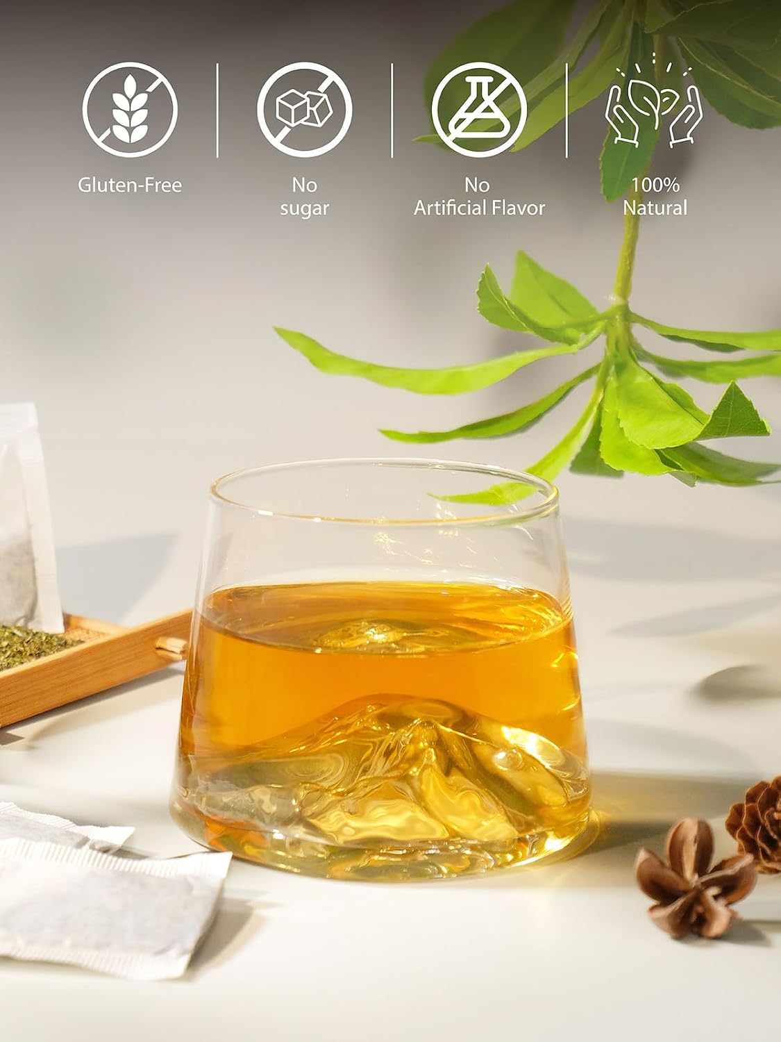 TeeLux Oolong Tea Bags, Smooth Taste & Floral Aroma, Caffeinated, 200 Count