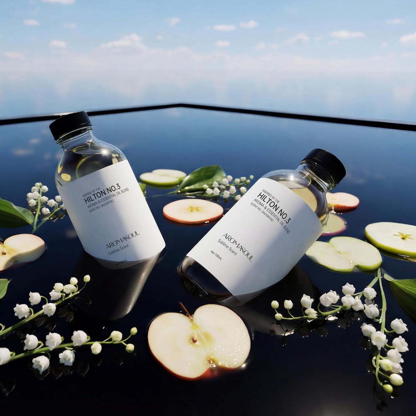 Hotel Diffuser Oil Inspired by Ritz-Carlton Scent - Premium Fragrance Oil No. SA61119323 for Ultrasonic and Waterless Diffuser - 120 mL, 4 fl oz