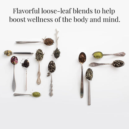 The Republic of Tea Jasmine Pearls Full-Leaf Loose Green Tea, 3.0 oz | Steeps 50 Cups | Caffeinated