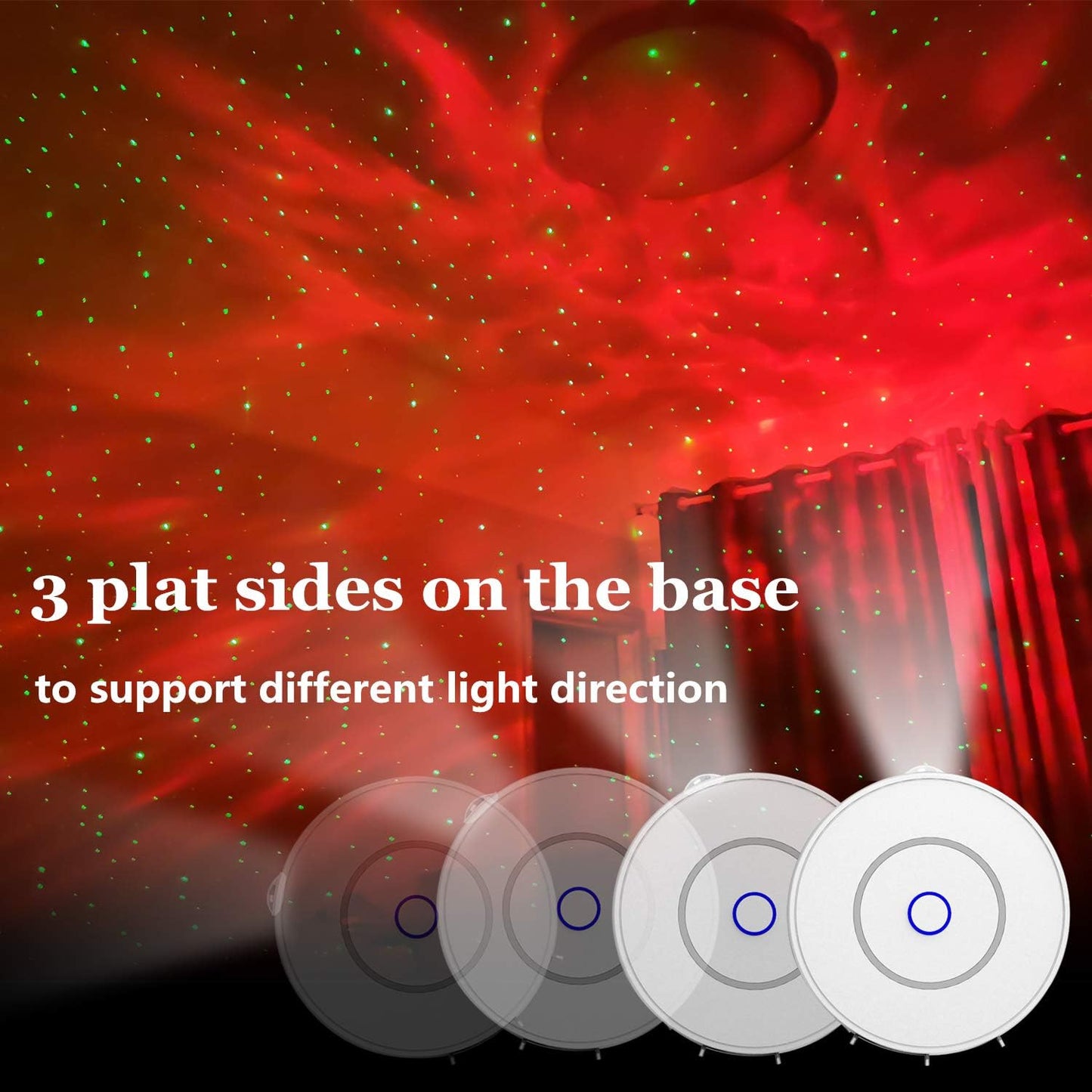 CHIGIH Galaxy Projector, LED Starry Sky Nebula Night Light Star Projector