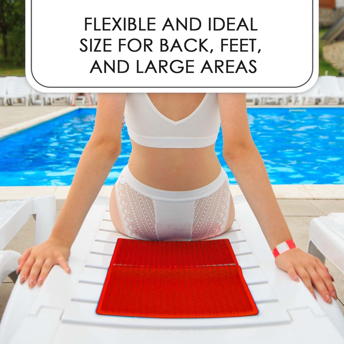 Lyapko Big Acupressure Mat | Original Multi-Metal Massage Mat | Large Full Body Mat with 0.28 in (7 mm) Needle Spacing for an Intensive Textured Massage Experience