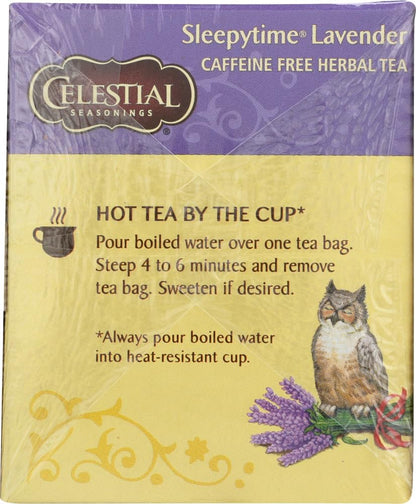 Celestial Seasonings, Tea Herbal Sleepytime Lavender Pack of Two