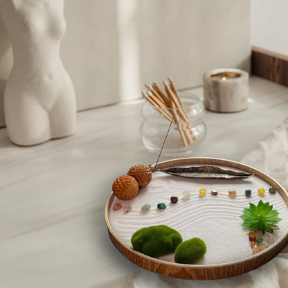Flamingo Zen Garden for Desk, Pink Sand Art Kit