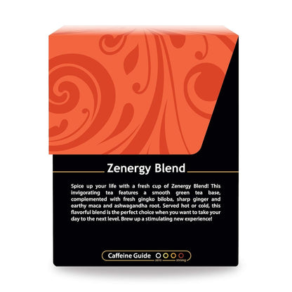 Buddha Teas Zenergy Blend - OU Kosher, USDA Organic, 18 Bleach-Free Tea Bags