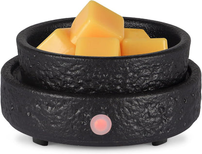 nawaza Ceramic Wax Melt Warmer Fragrance, 3 in1 Electric Candle Wax Warmer, Scented Wax Melt Wax Cubes Melter Fragrance Warmer for Home,Office, Birthday Gifts for Women Mom(White-01)
